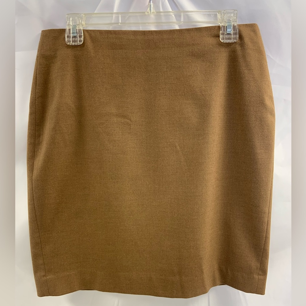 Banana Republic Brown Pencil Skirt Knee-Length Casual Size 8